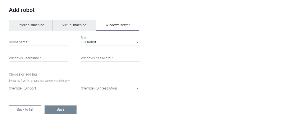 addWindowsSerwer